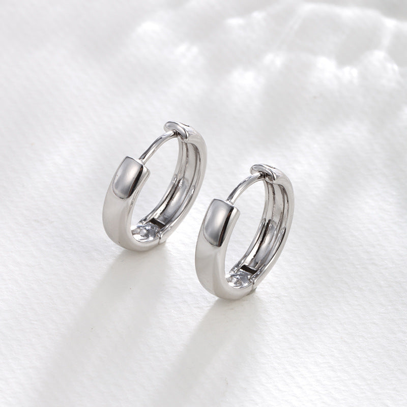 Three color combination of light luxury earrings