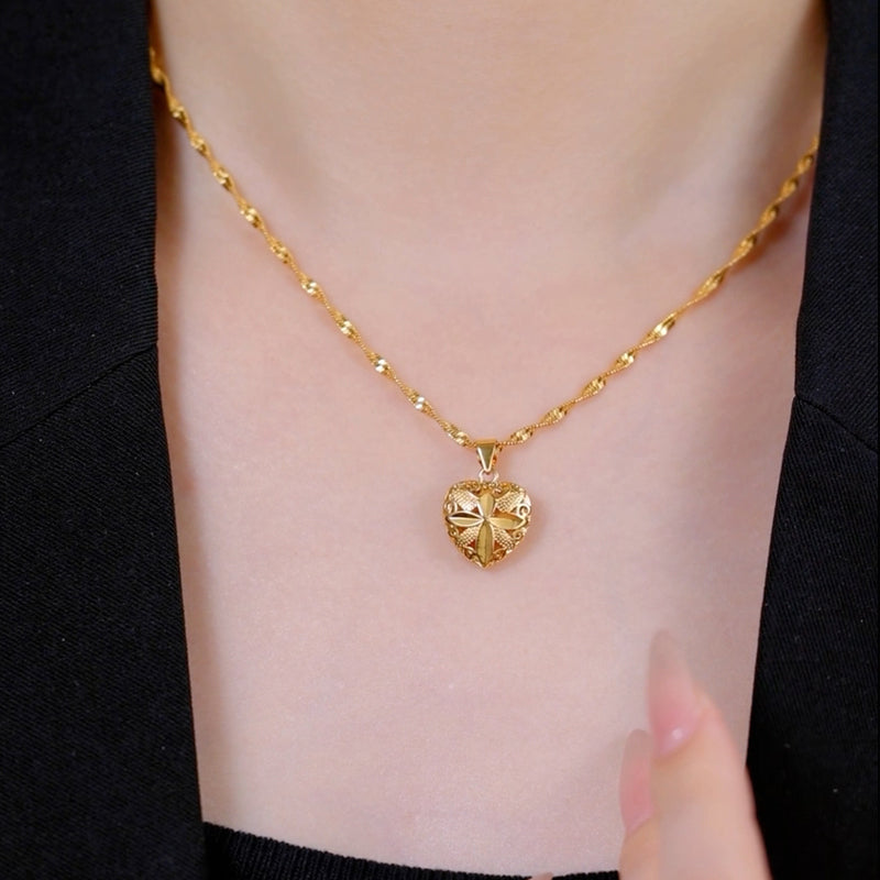 Love Gold Plated Necklace