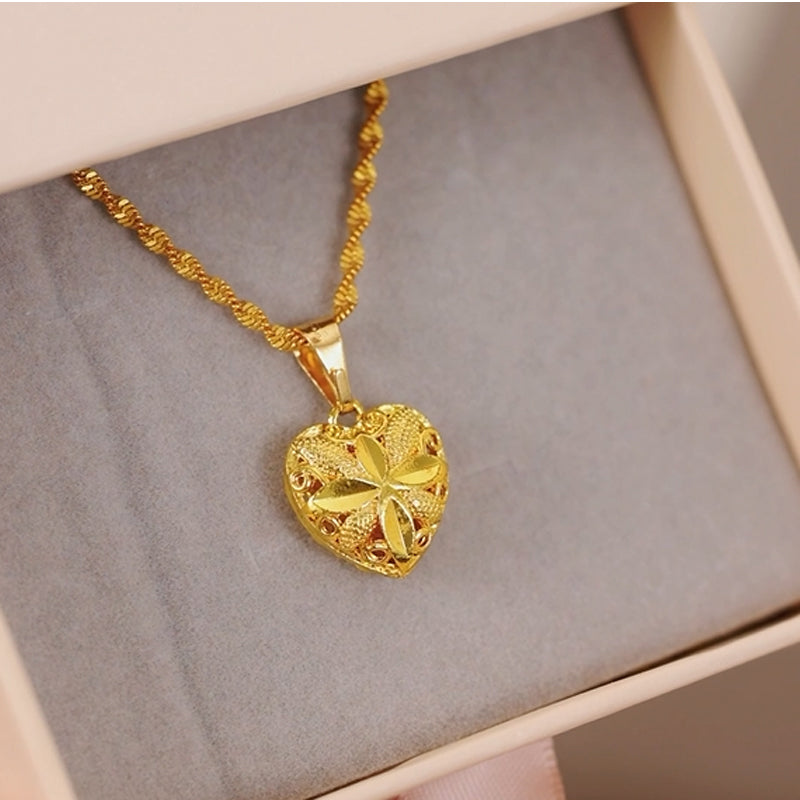 Love Gold Plated Necklace